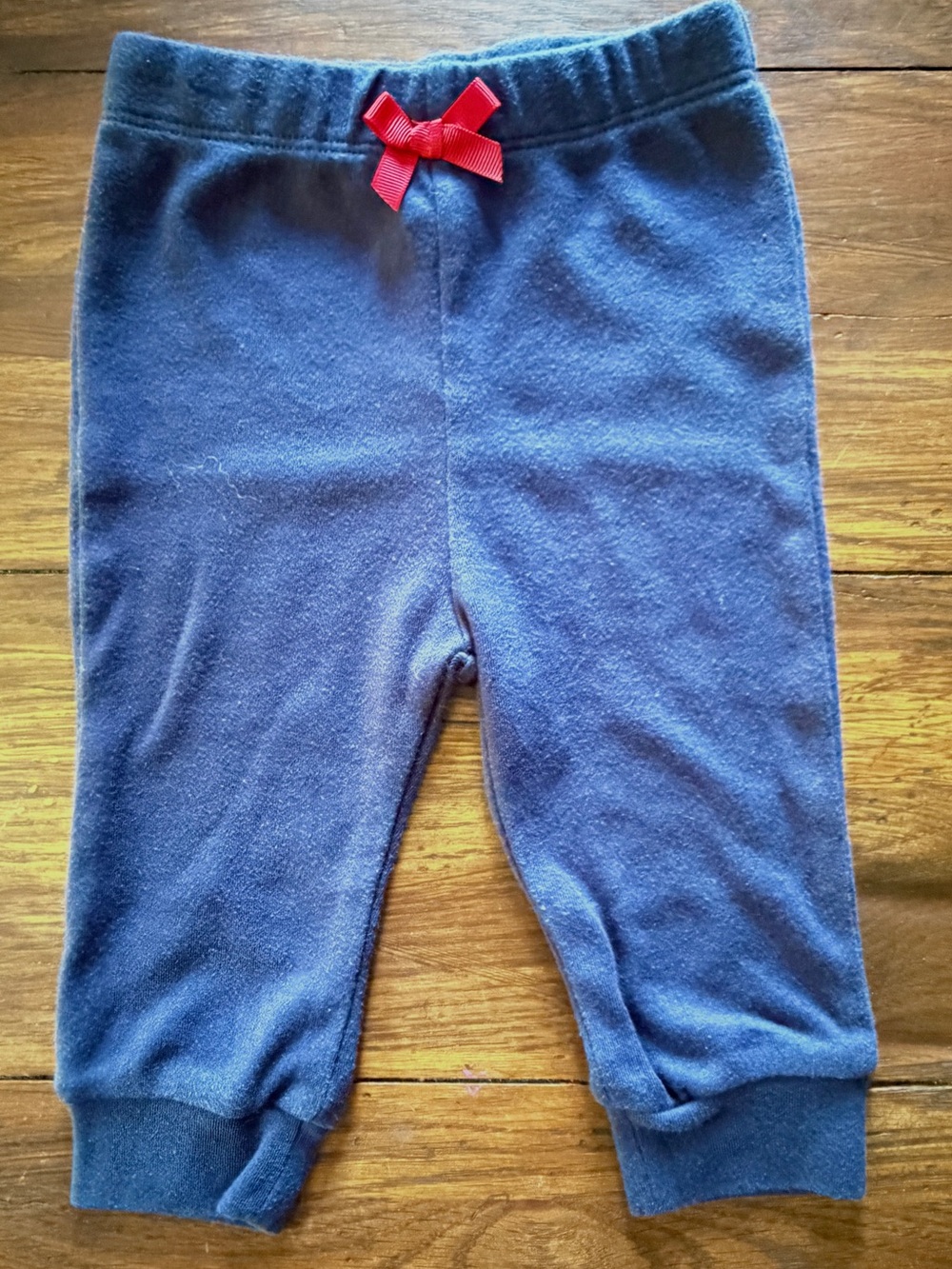 Tommy Hilfiger Navy Leggings with Red Bow 3M